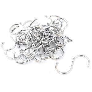 Stainless Steel S Shape Kitchen Pot Pan Hanging Hooks Hangers 30pcs